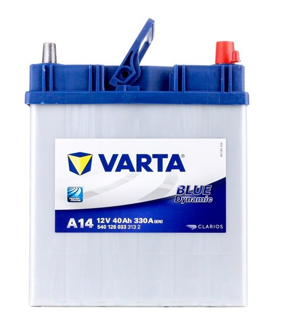 Batterie Varta Blue Dynamic 40Ah 330A 5401260333132 A14 E2