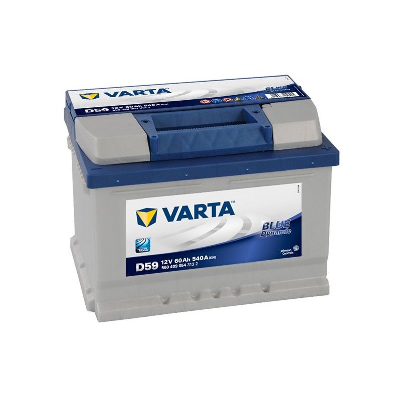 Batterie Varta Blue Dynamic 60Ah 540A D59 L2B